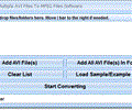 Convert Multiple AVI Files to MPEG Files Software