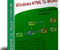 Windows HTML To WORD 2008