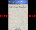 Blaser Emergency Alert Messaging System