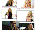 Avril Lavigne Cute Blonde Screensaver