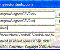 DataConversionTools.com CSVtoSQL Converter