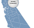 Locator Map of California