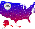 USA Gradient Map Locator