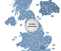 Postcode Map of UK