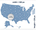 Mini USA Map Locator
